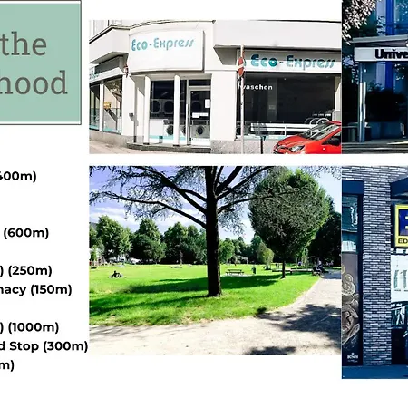 Apartment Mara Life&work Am Uni Klinikum Fitness & Ambilight Tv Essen